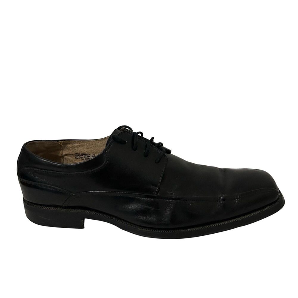 Florsheim Mens Size 15‎ D Black Leather Comfort Dress Shoe Oxford Square Toe